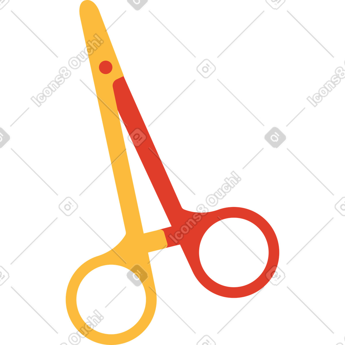 Burgundy スタイルの 鉗子 のイラストをPNG、SVG形式でダウンロード