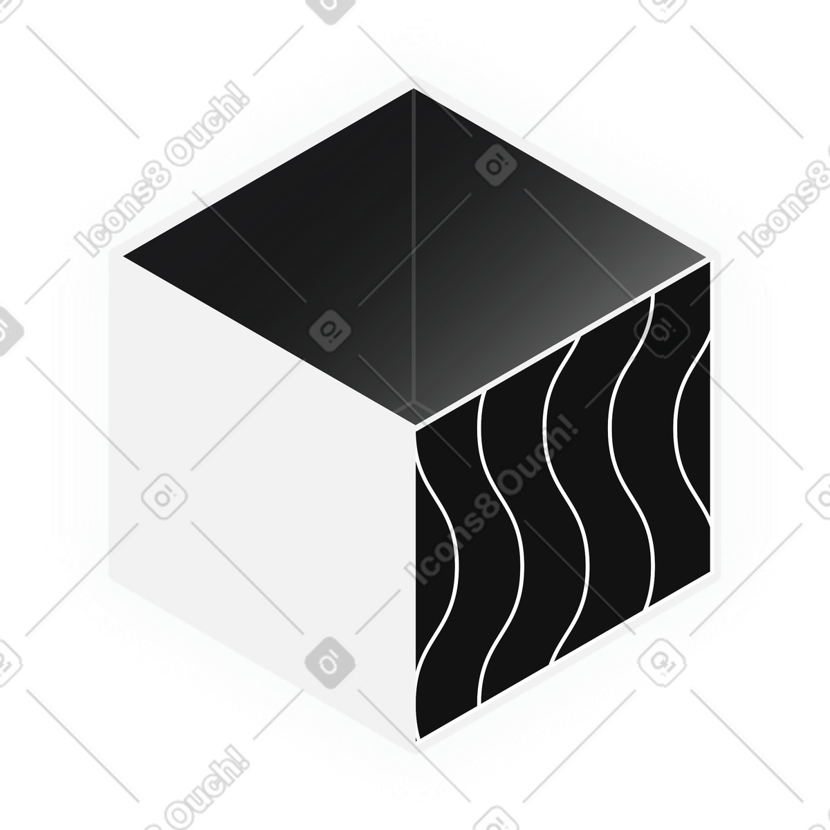 Small Column illustration in Inverse style download in PNG, SVG