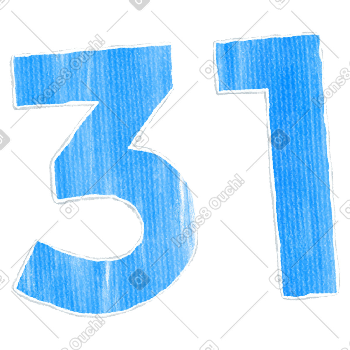 31 illustrazione in stile Crafty scarica in PNG, SVG