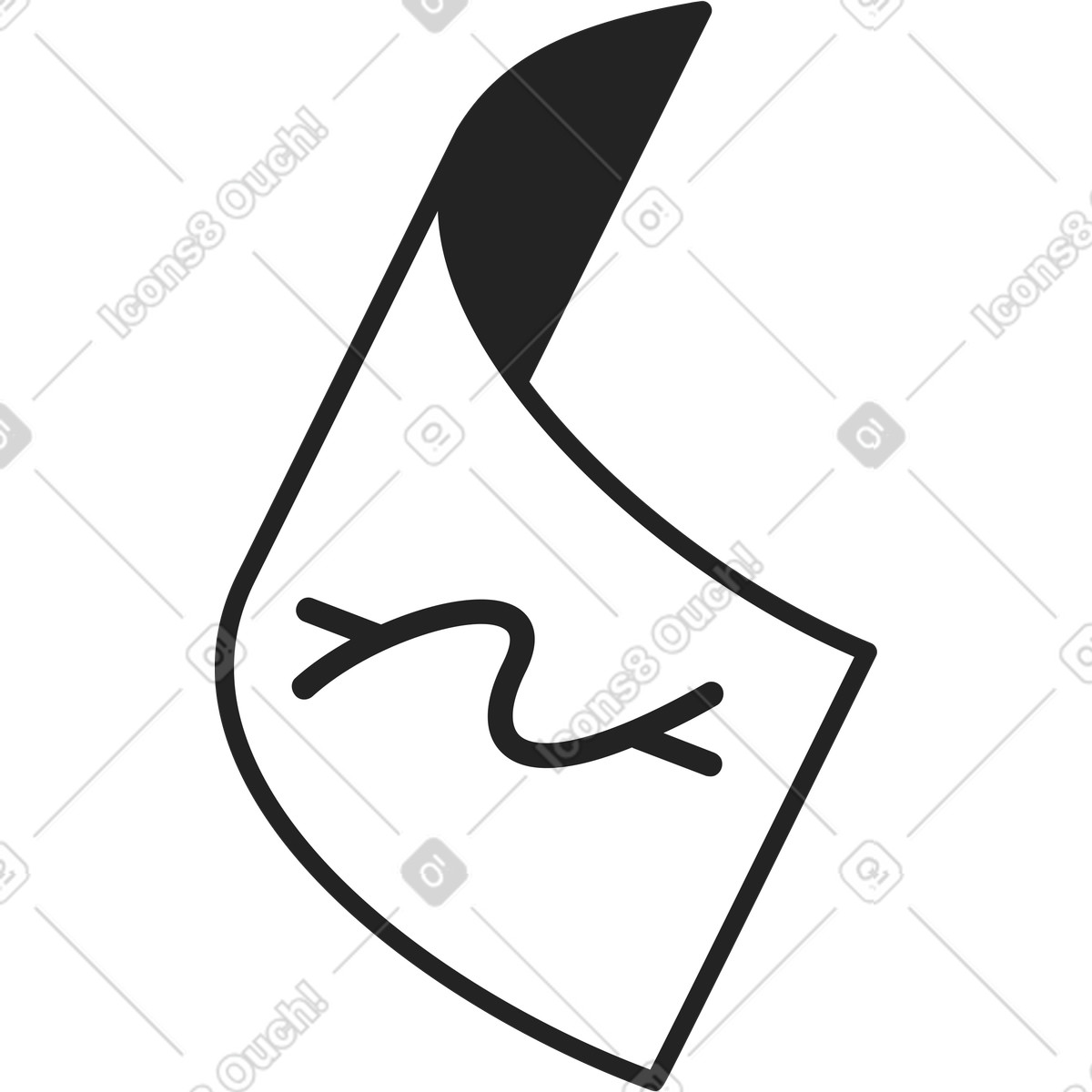 下载 Sammy Line 风格的 飞行的美元钞票 插画，支持 PNG、SVG 格式