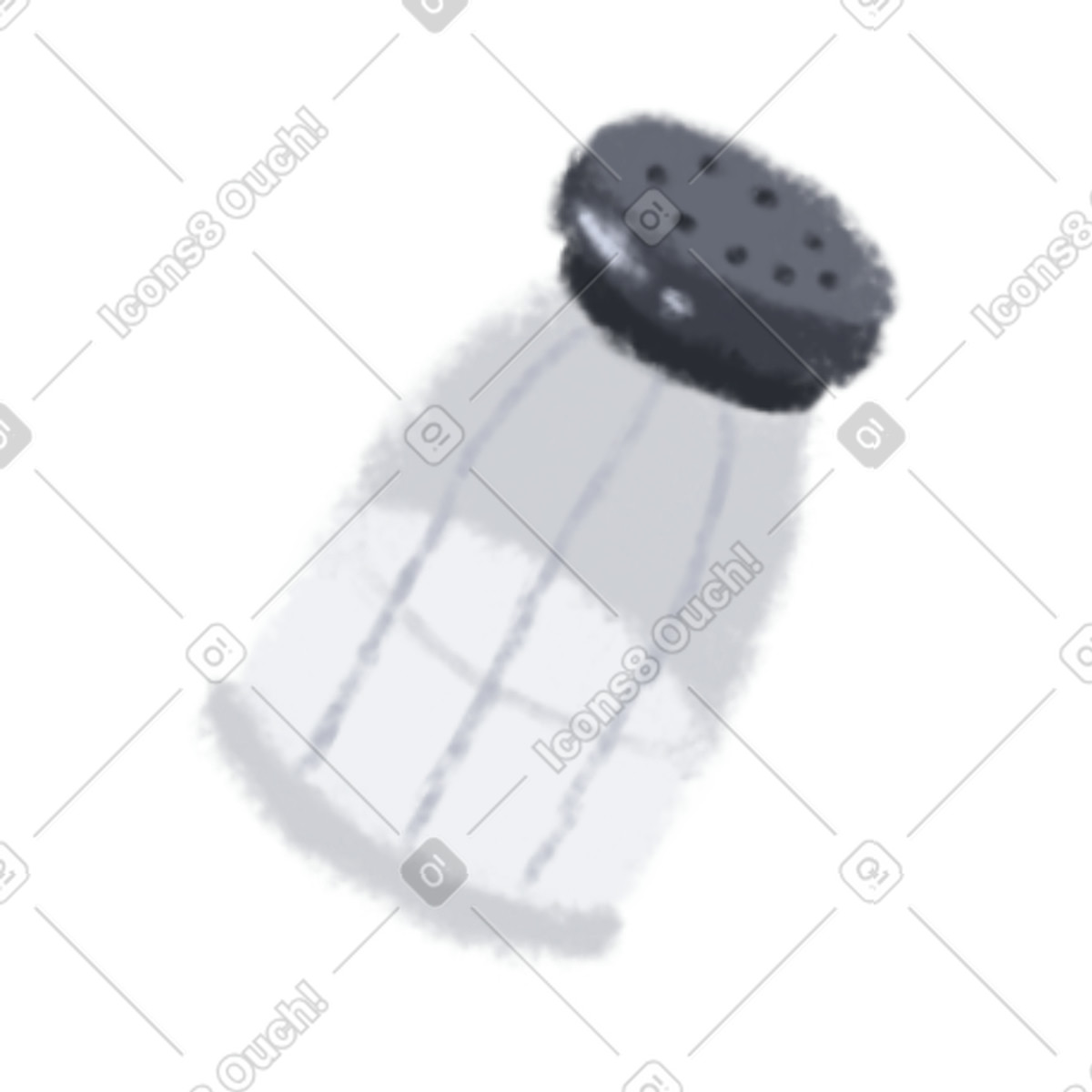 Salt illustration in Toscana style download in PNG, SVG