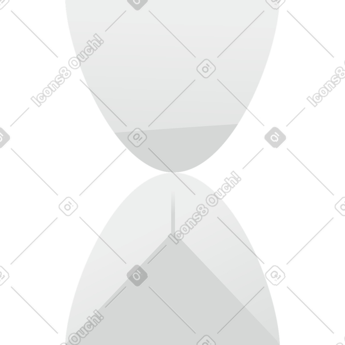 Clip スタイルの 砂時計 のイラストをPNG、SVG形式でダウンロード