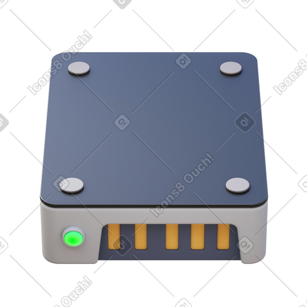 Ssd illustrazione in stile 3D Fluency scarica in PNG, SVG