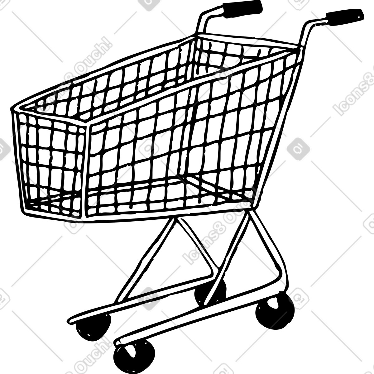 Illustration Panier dans le style Marks à télécharger aux formats PNG, SVG