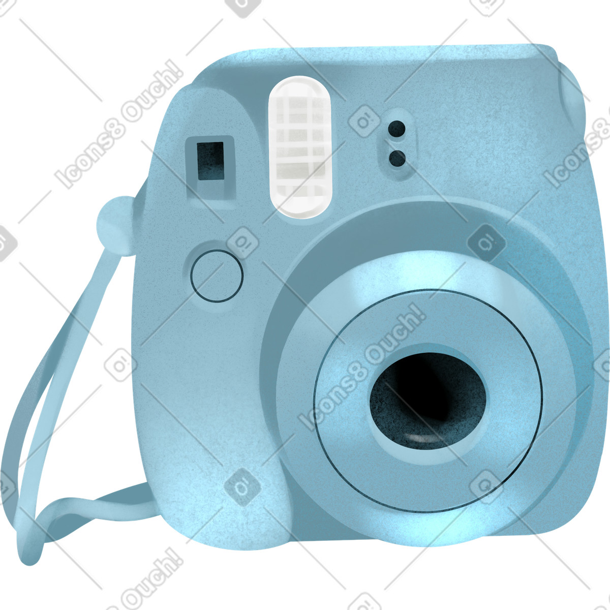 Demure スタイルの Instant camera のイラストをPNG、SVG形式でダウンロード