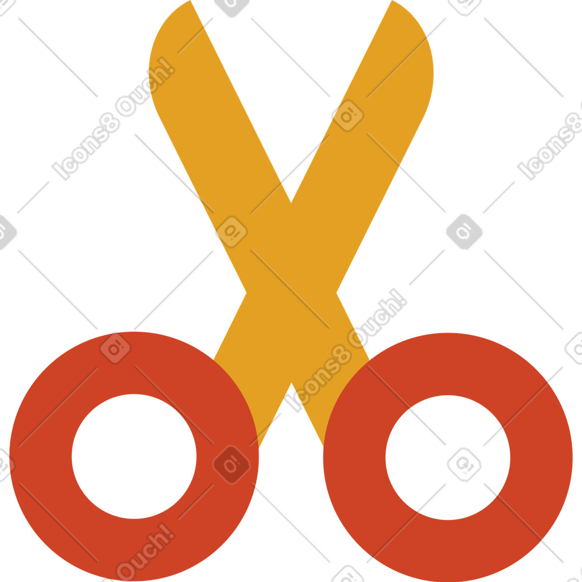 Forbici illustrazione in stile Arabica scarica in PNG, SVG