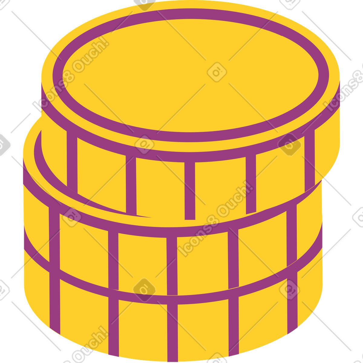 Ilustración Pocas monedas en estilo Sammy a descargar en PNG y SVG