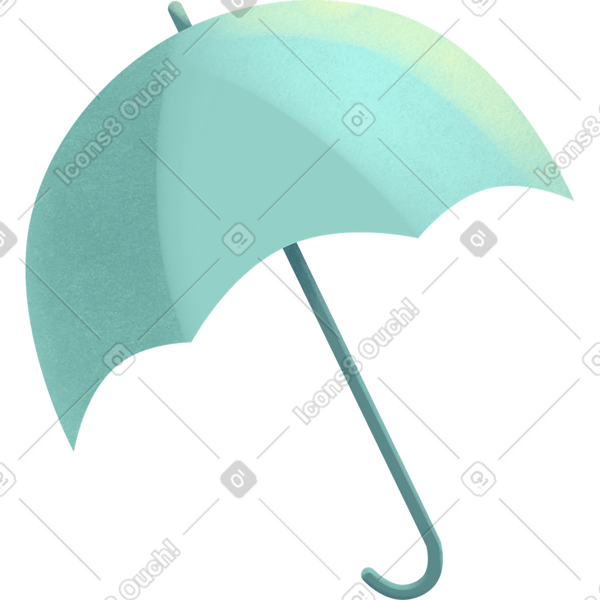 Blue umbrella-Illustration im Shine-Stil als Download in PNG, SVG