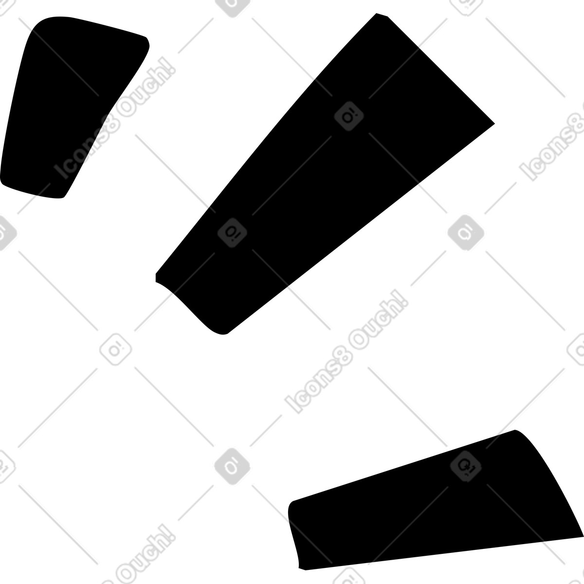 Three lines illustration in Line style download in PNG, SVG