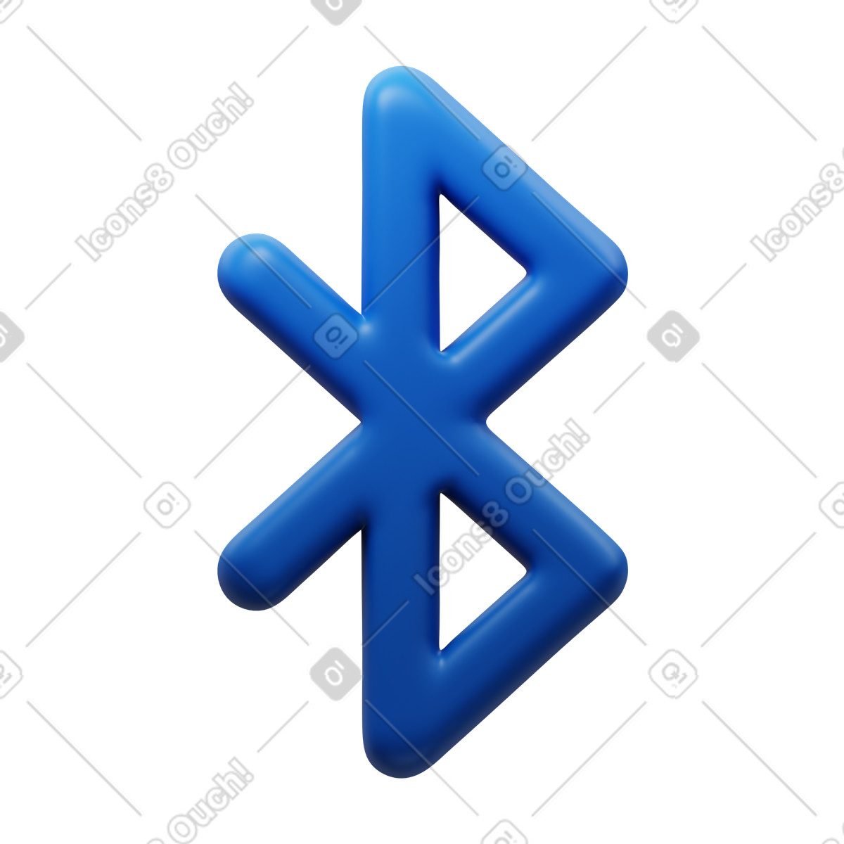 3D Fluency 스타일의 Bluetooth 일러스트레이션 PNG, SVG 다운로드