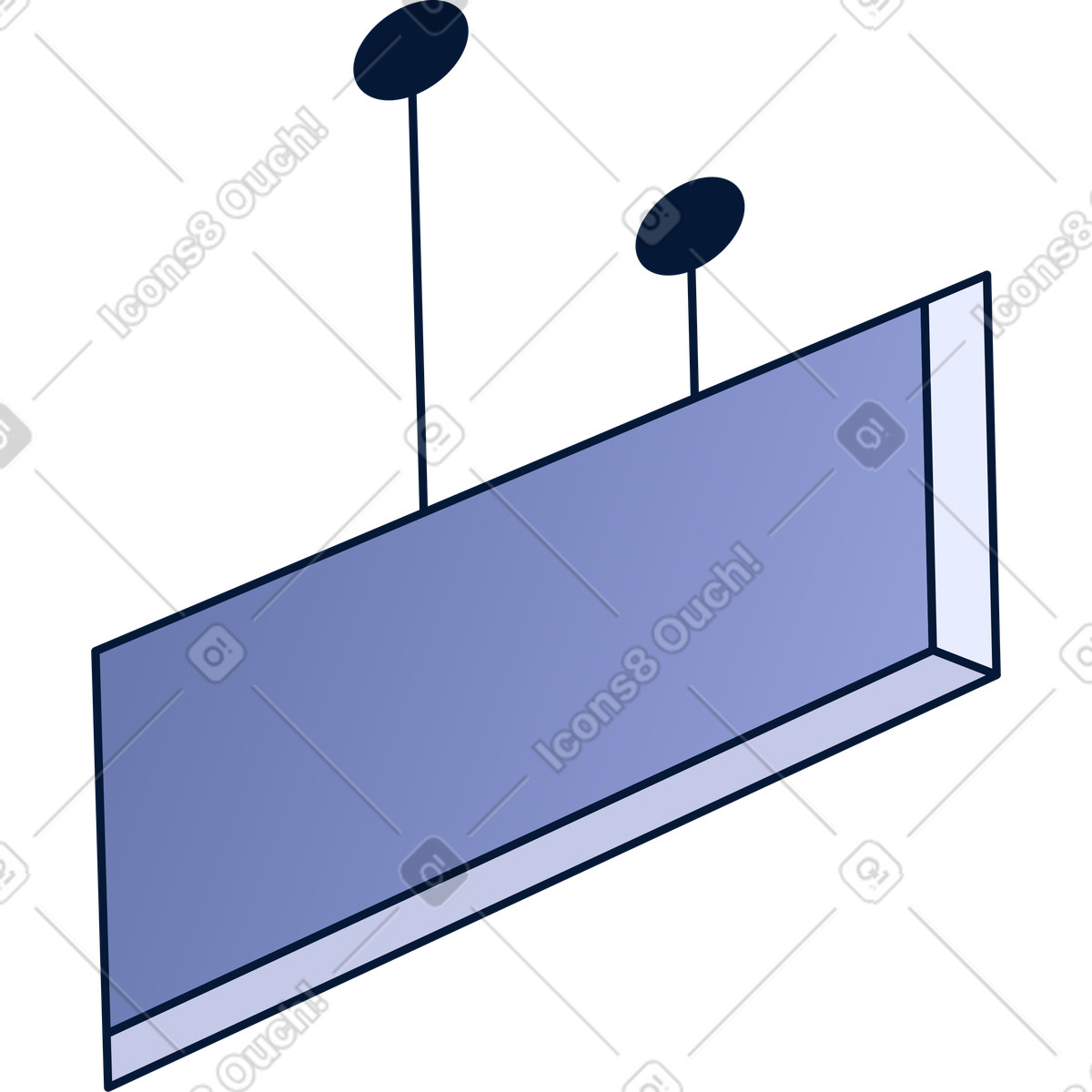 Frame window with circuits illustration in Neat style download in PNG, SVG