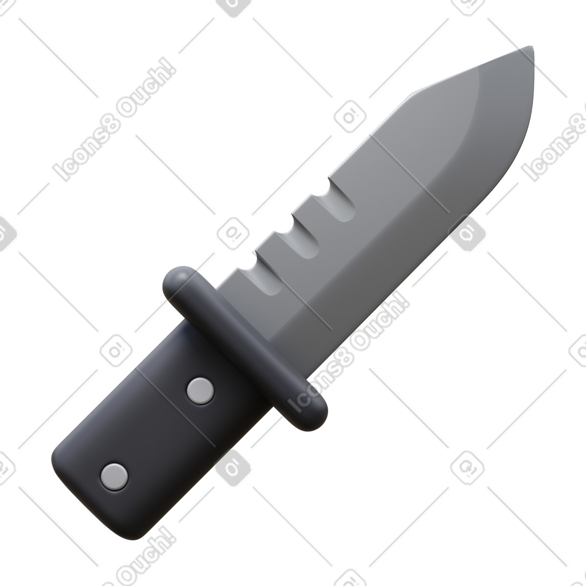 Army knife illustrazione in stile 3D Fluency scarica in PNG, SVG