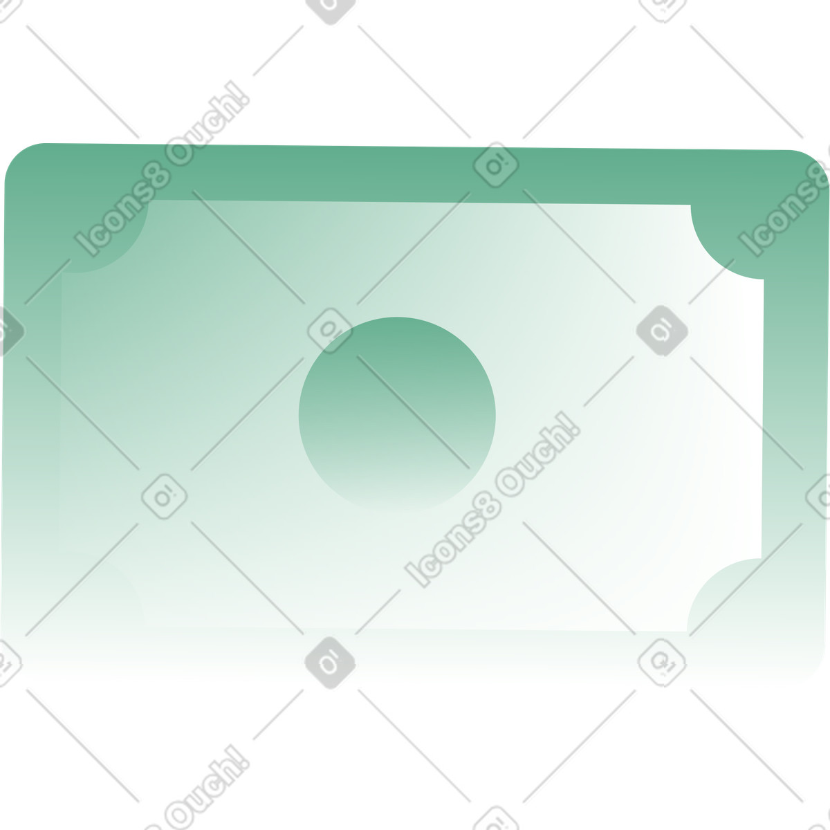 Ilustraci&oacute;n Banknote en estilo Network a descargar en PNG y SVG