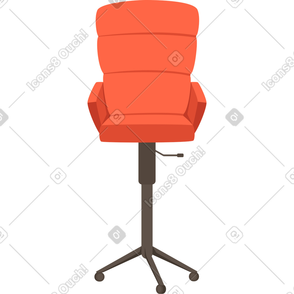 下载 Social 风格的 办公椅 插画，支持 PNG、SVG 格式