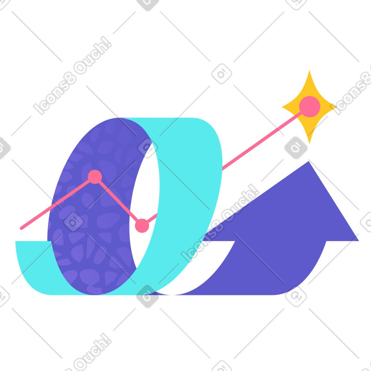Sprints and velocity tracking, Monitoring sprint performance illustration in PNG, SVG