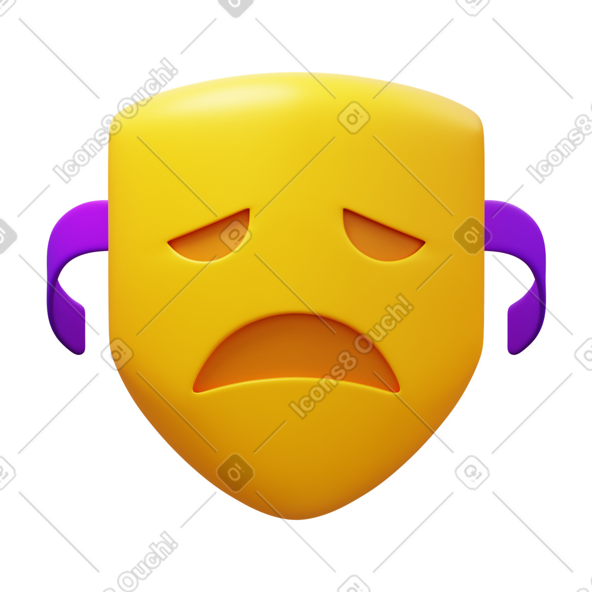 Иллюстрация Drama в стиле 3D Fluency — скачать в форматах PNG, SVG