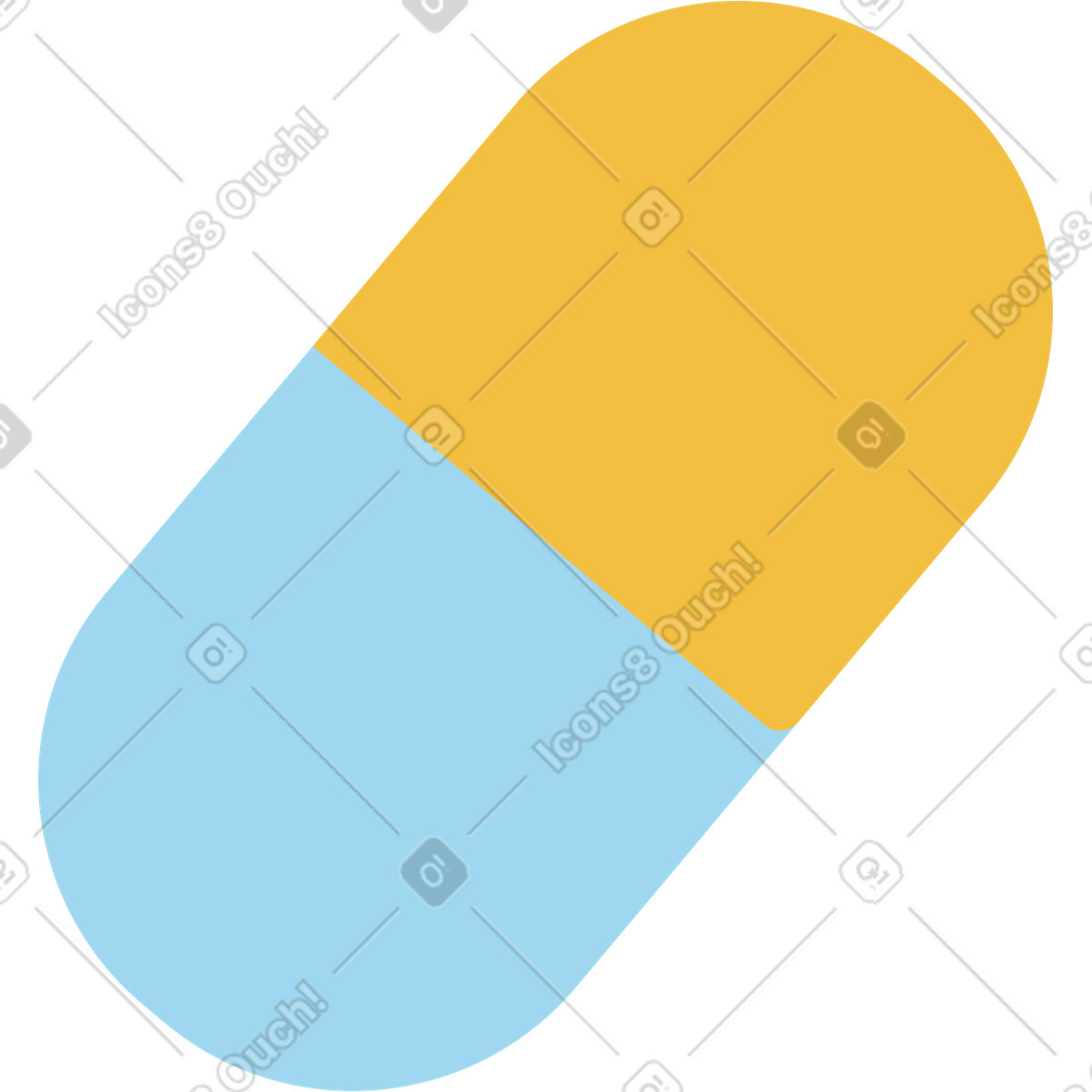 Ilustración Píldora en estilo Simplistic a descargar en PNG y SVG