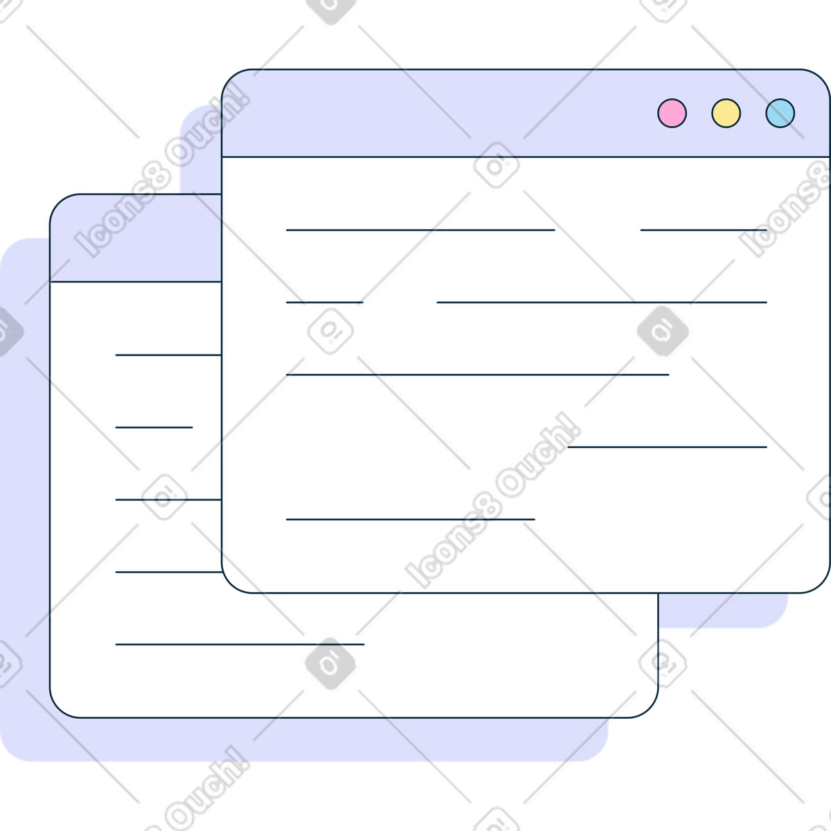 Browser illustration in PNG, SVG