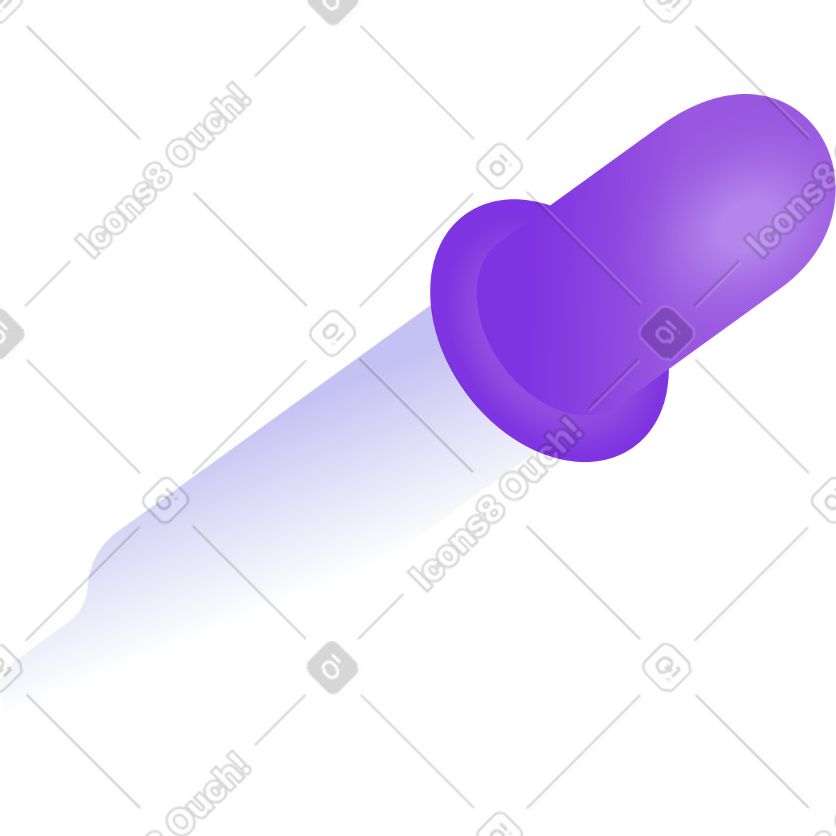 Strumento pipetta illustrazione in stile Hi-tech scarica in PNG, SVG
