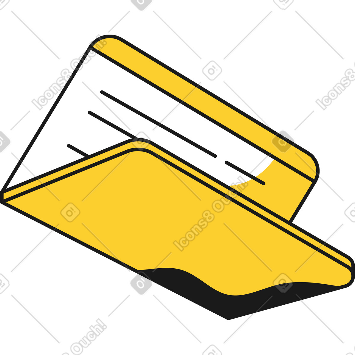 Ilustración Laptop voladora medio abierta en estilo Taxi a descargar en PNG y SVG