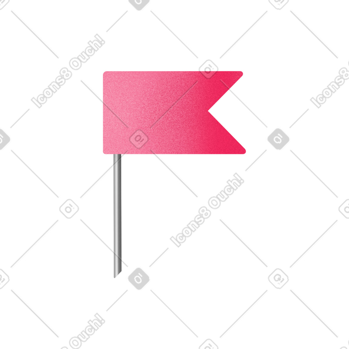 Ilustração de Red flag em no estilo Joy para baixar em PNG, SVG