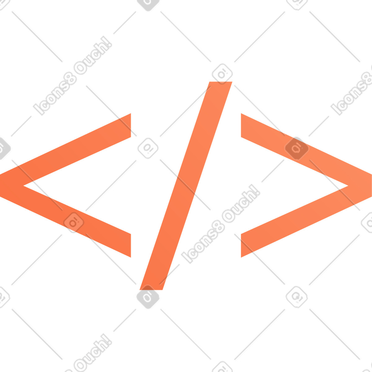Code illustration in PNG, SVG
