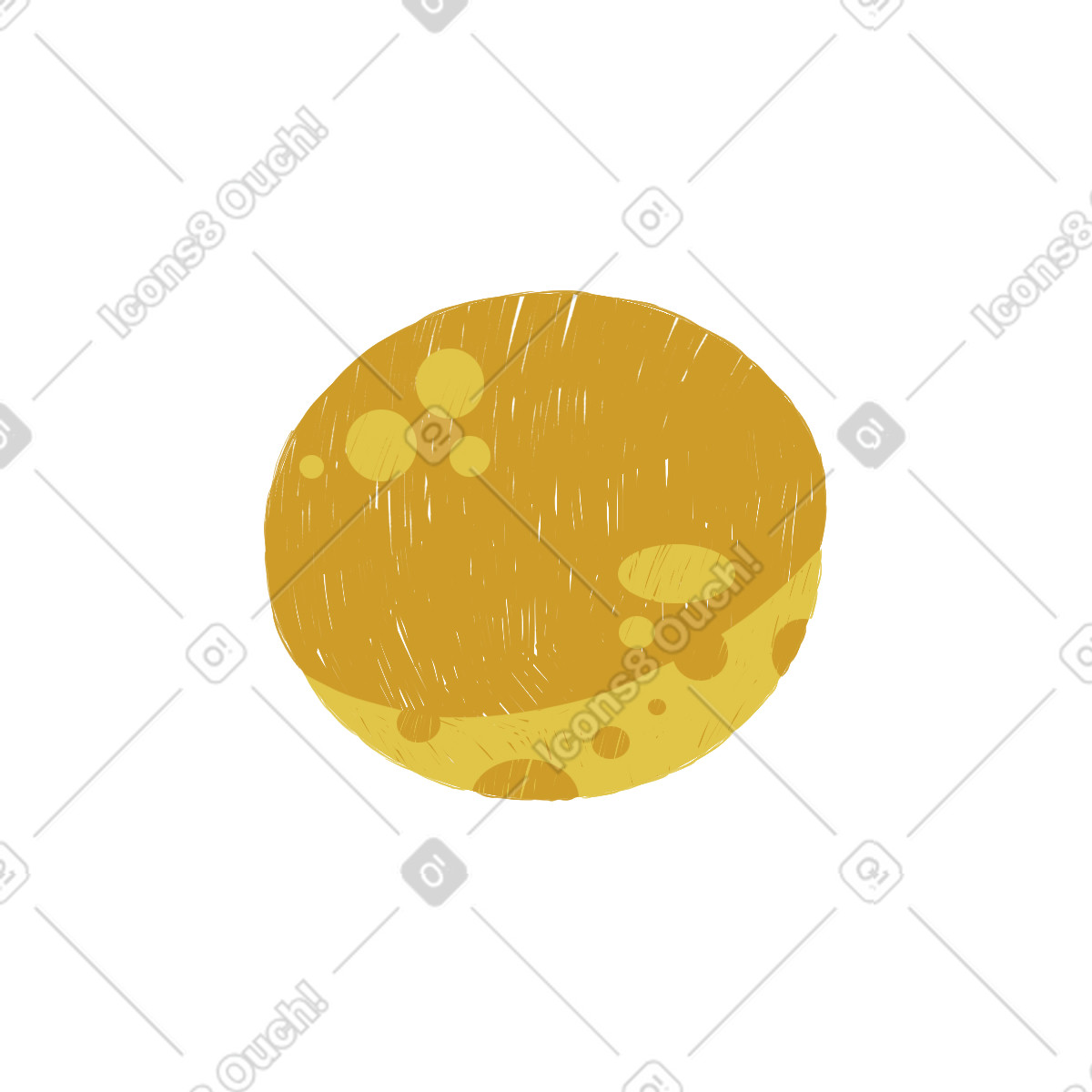 Ilustración Cheese en estilo Sleepy a descargar en PNG y SVG
