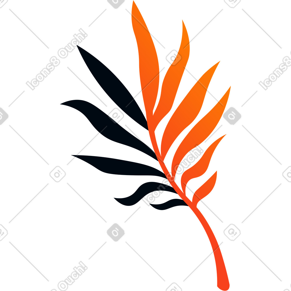 下载 Amani 风格的 红黑草 插画，支持 PNG、SVG 格式