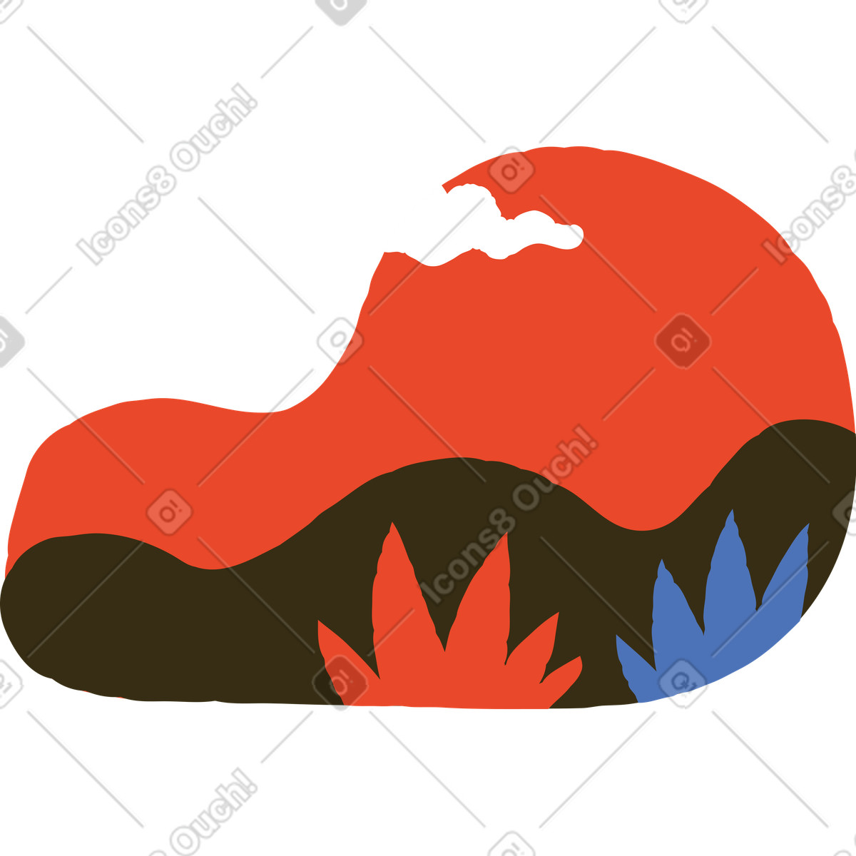 Ilustração de Manhã em no estilo Bermuda para baixar em PNG, SVG
