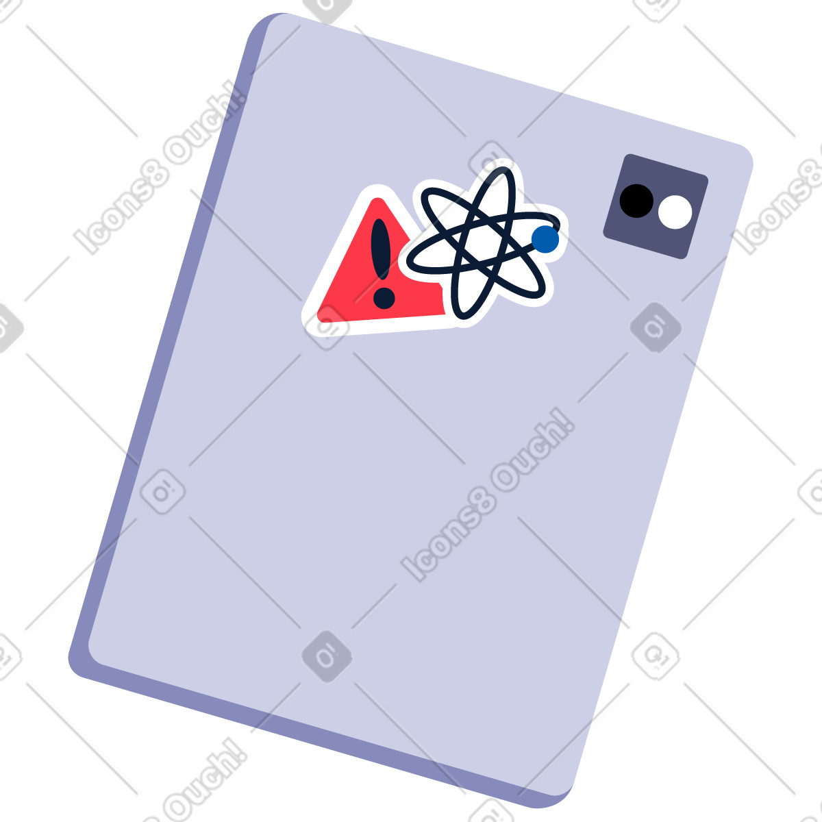 Everyday スタイルの タブレット のイラストをPNG、SVG形式でダウンロード