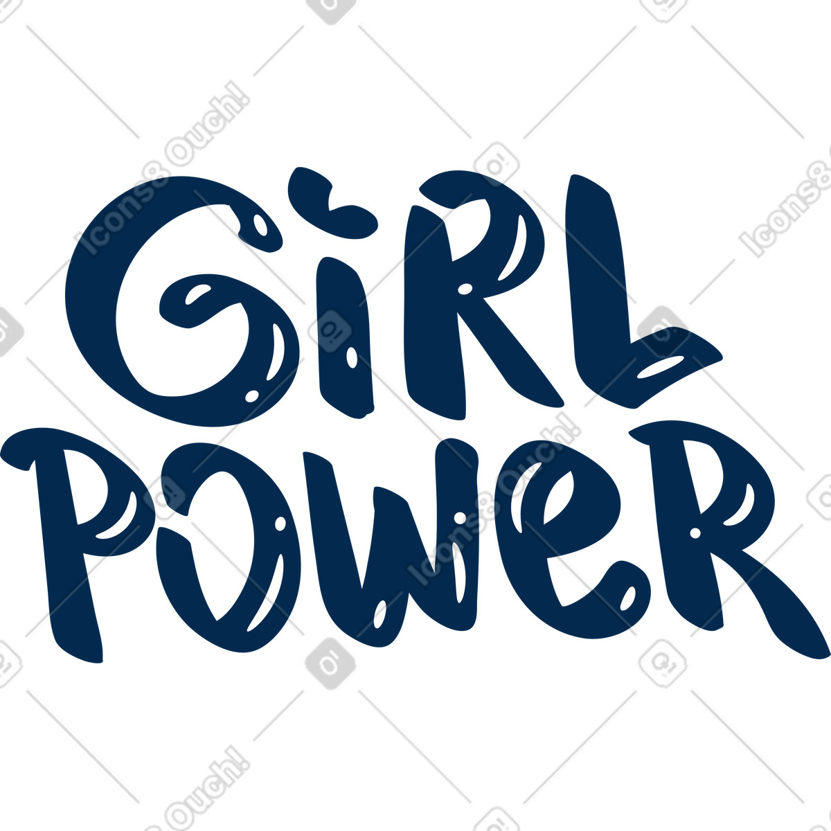Potere della ragazza illustrazione in stile Flame scarica in PNG, SVG