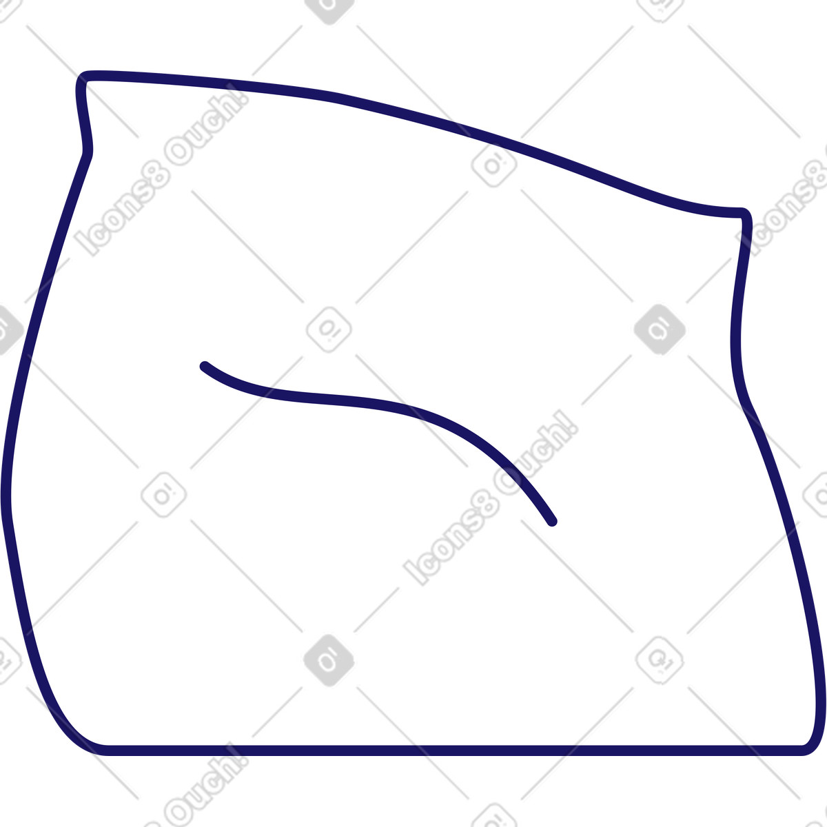 Illustration Oreiller dans le style Matey à télécharger aux formats PNG, SVG