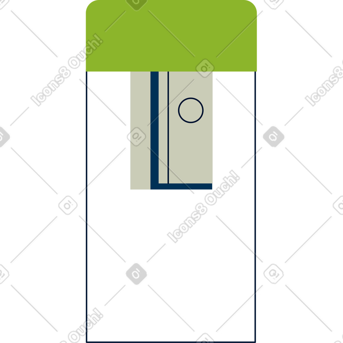 下载 Cubes 风格的 卷笔刀 插画，支持 PNG、SVG 格式