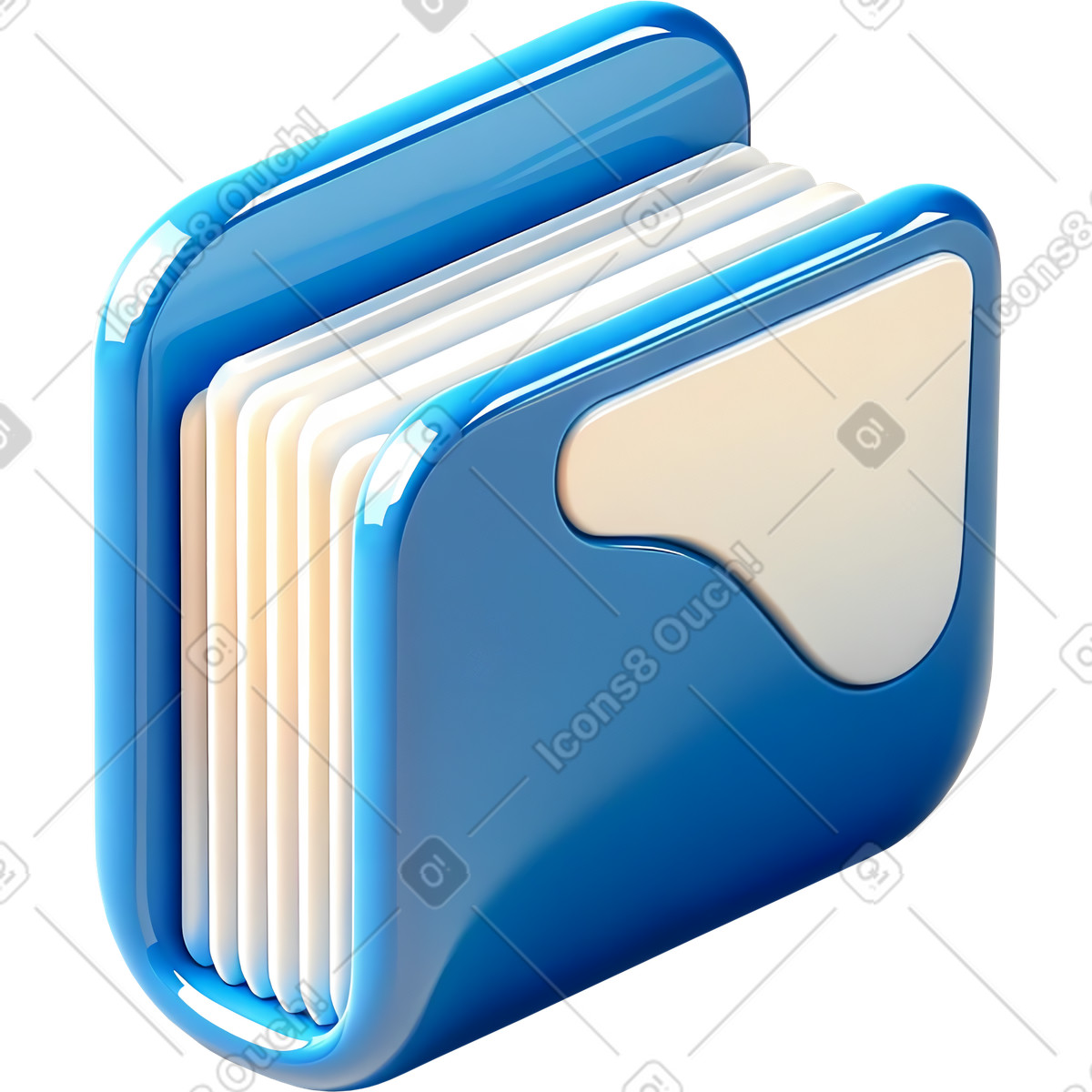 Folder illustration in PNG, SVG