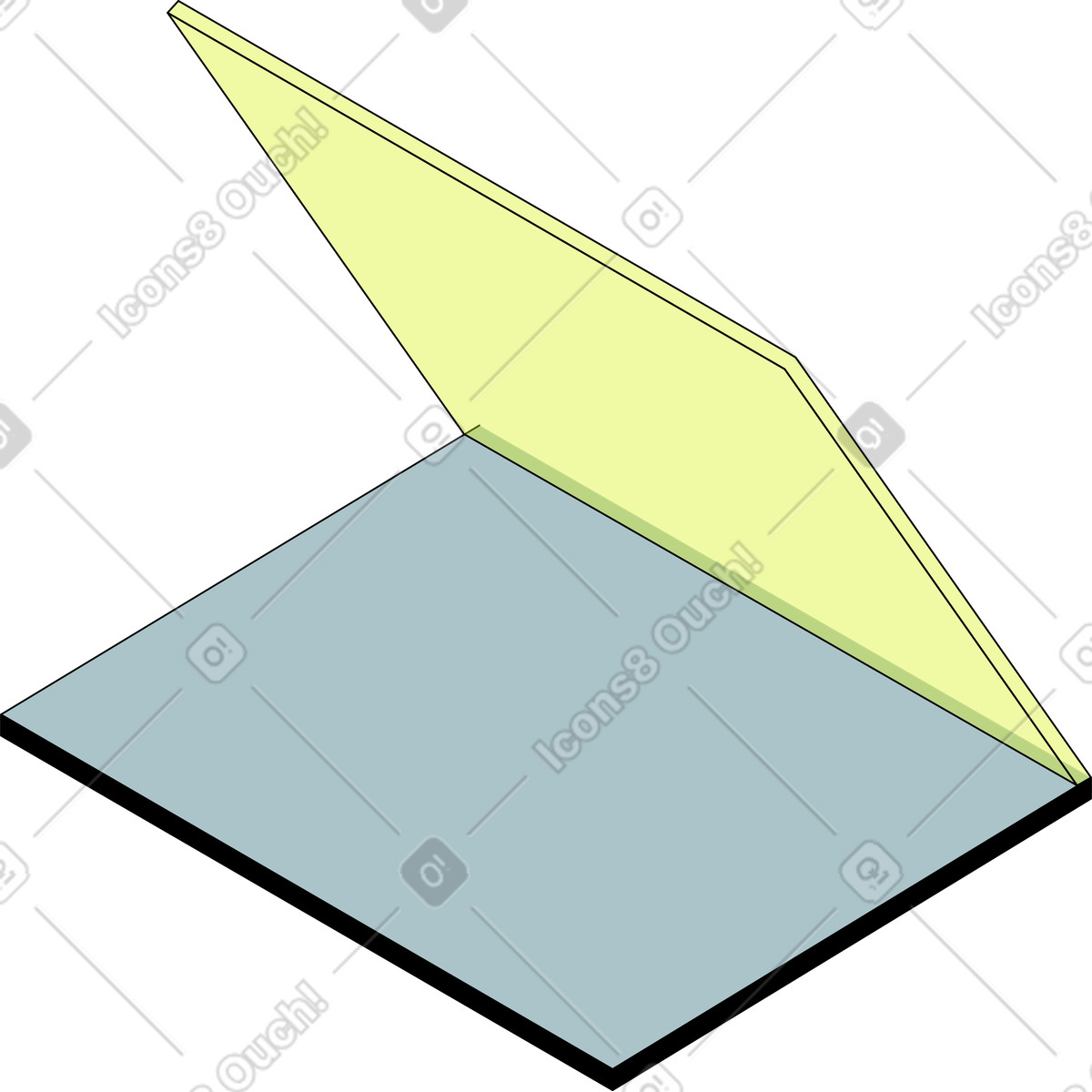 Illustration Supporter dans le style Isometric à télécharger aux formats PNG, SVG