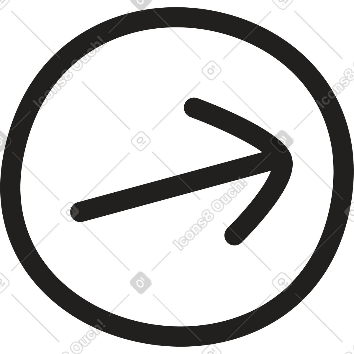 Button with arrow illustration in PNG, SVG
