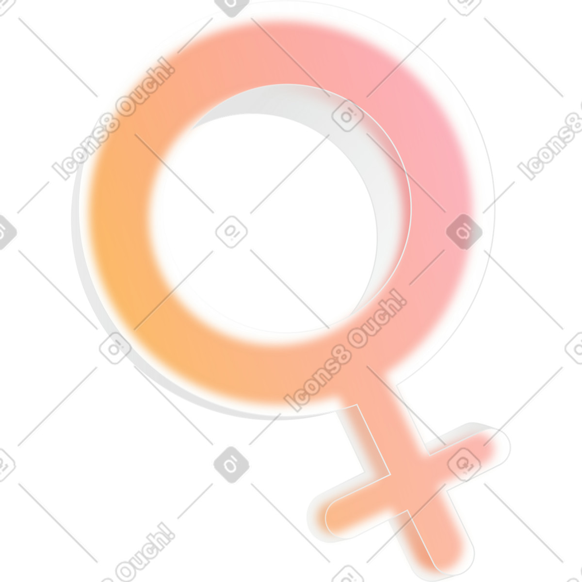 下载 Morphis 风格的 女性性别标志 插画，支持 PNG、SVG 格式
