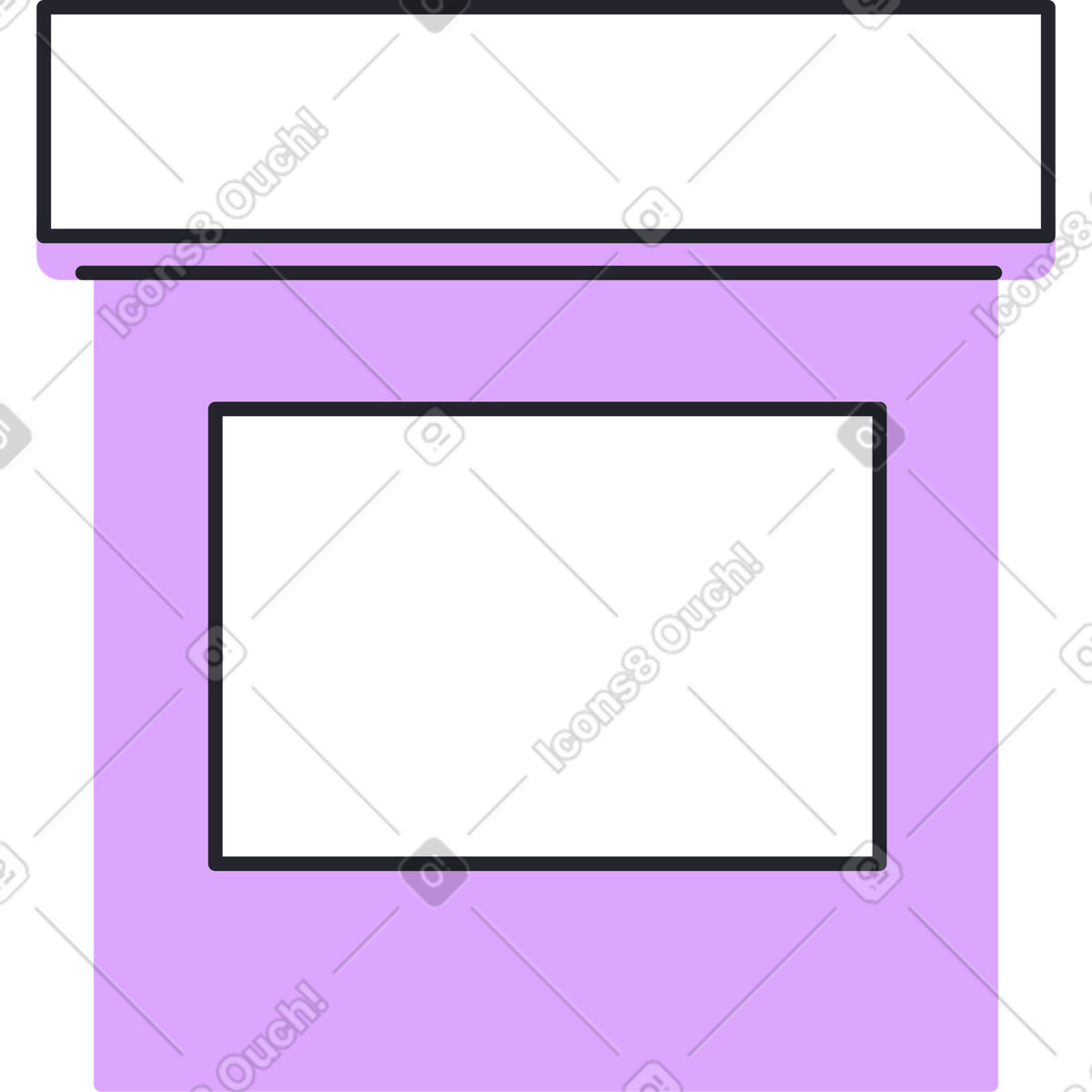 Grapy スタイルの 黄色い薬瓶 のイラストをPNG、SVG形式でダウンロード