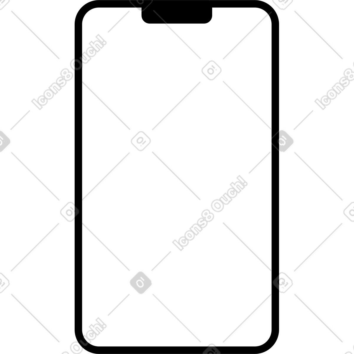 Mochi スタイルの モバイル のイラストをPNG、SVG形式でダウンロード