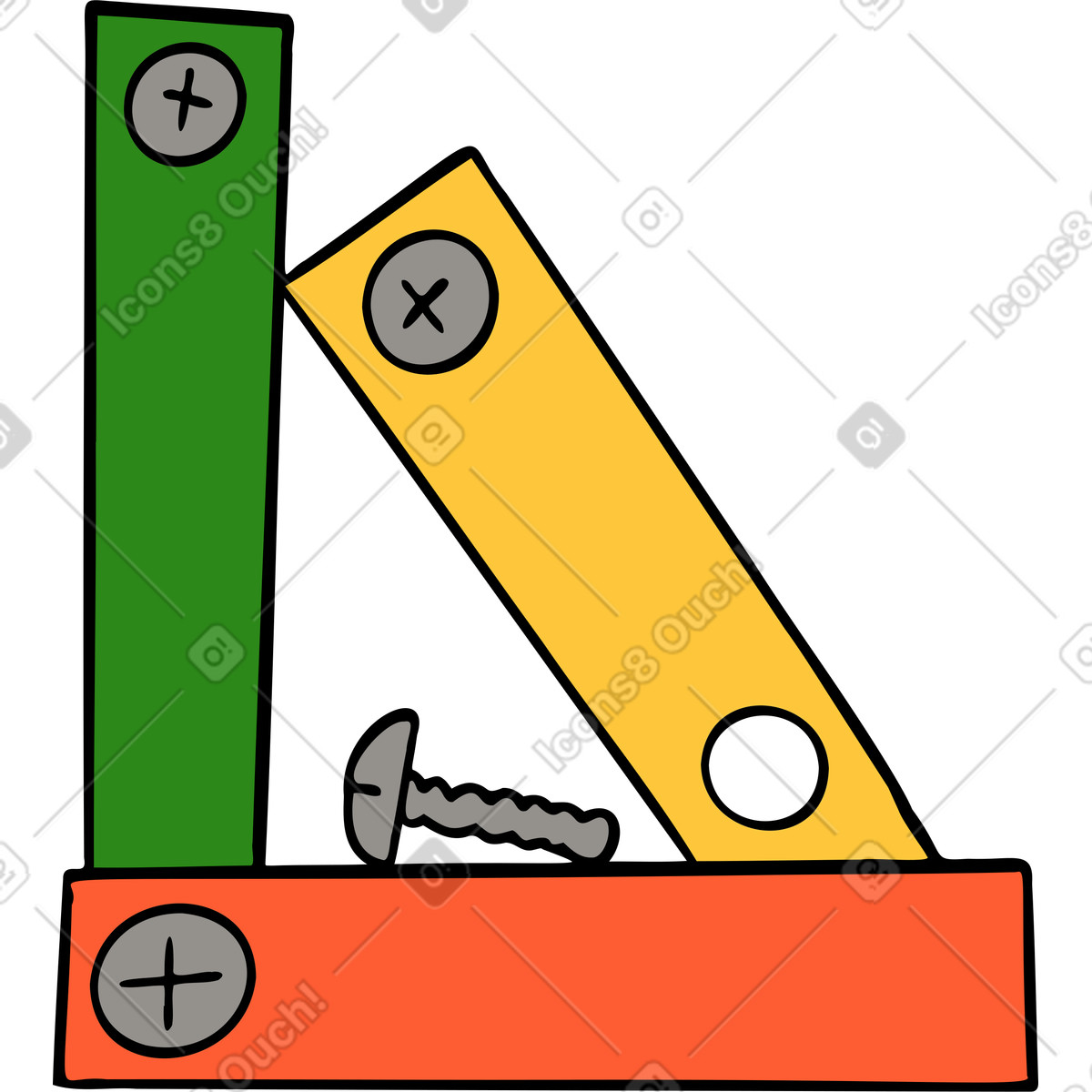 Ilustração de Construção em no estilo Comic para baixar em PNG, SVG