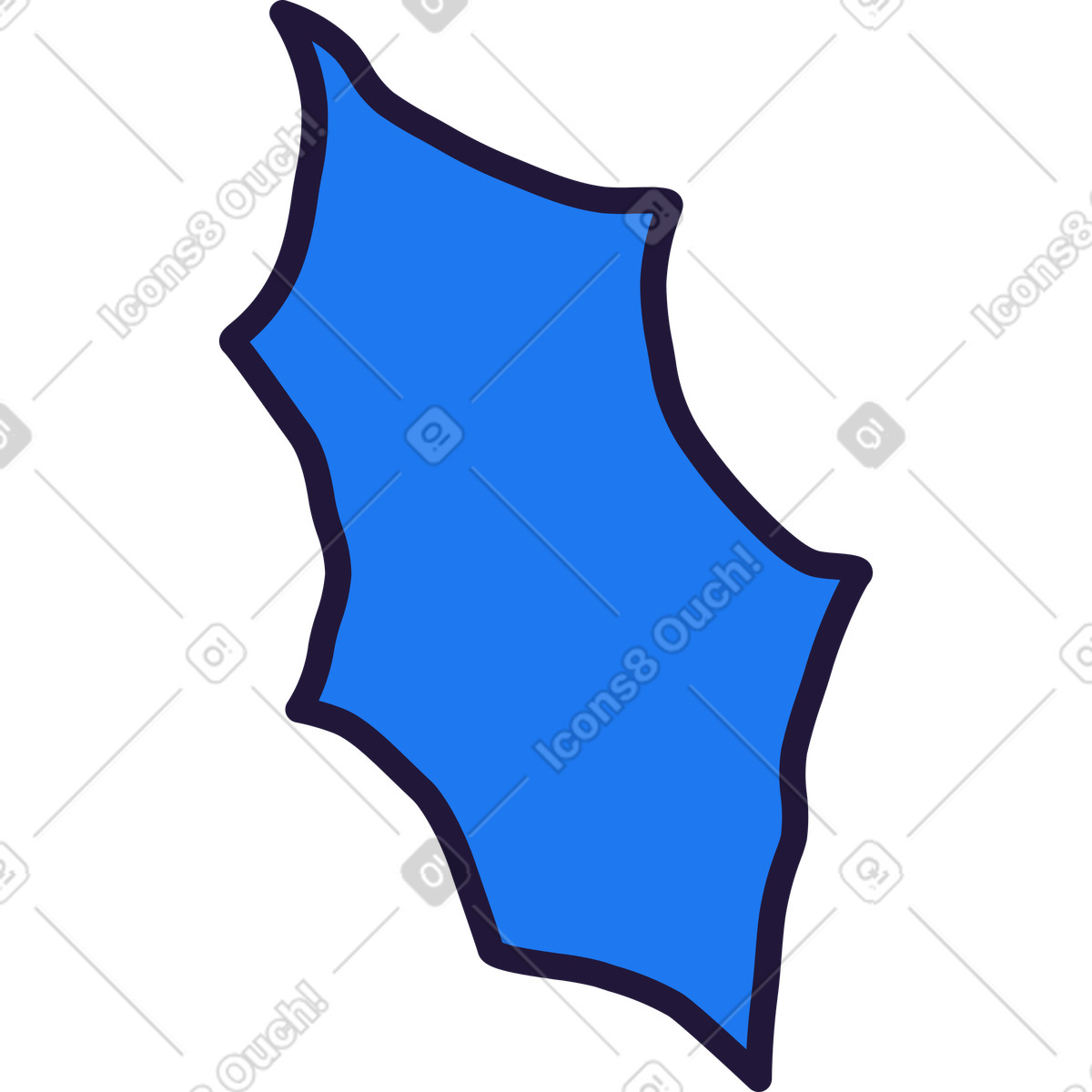 Leaf illustrazione in stile Conifer scarica in PNG, SVG