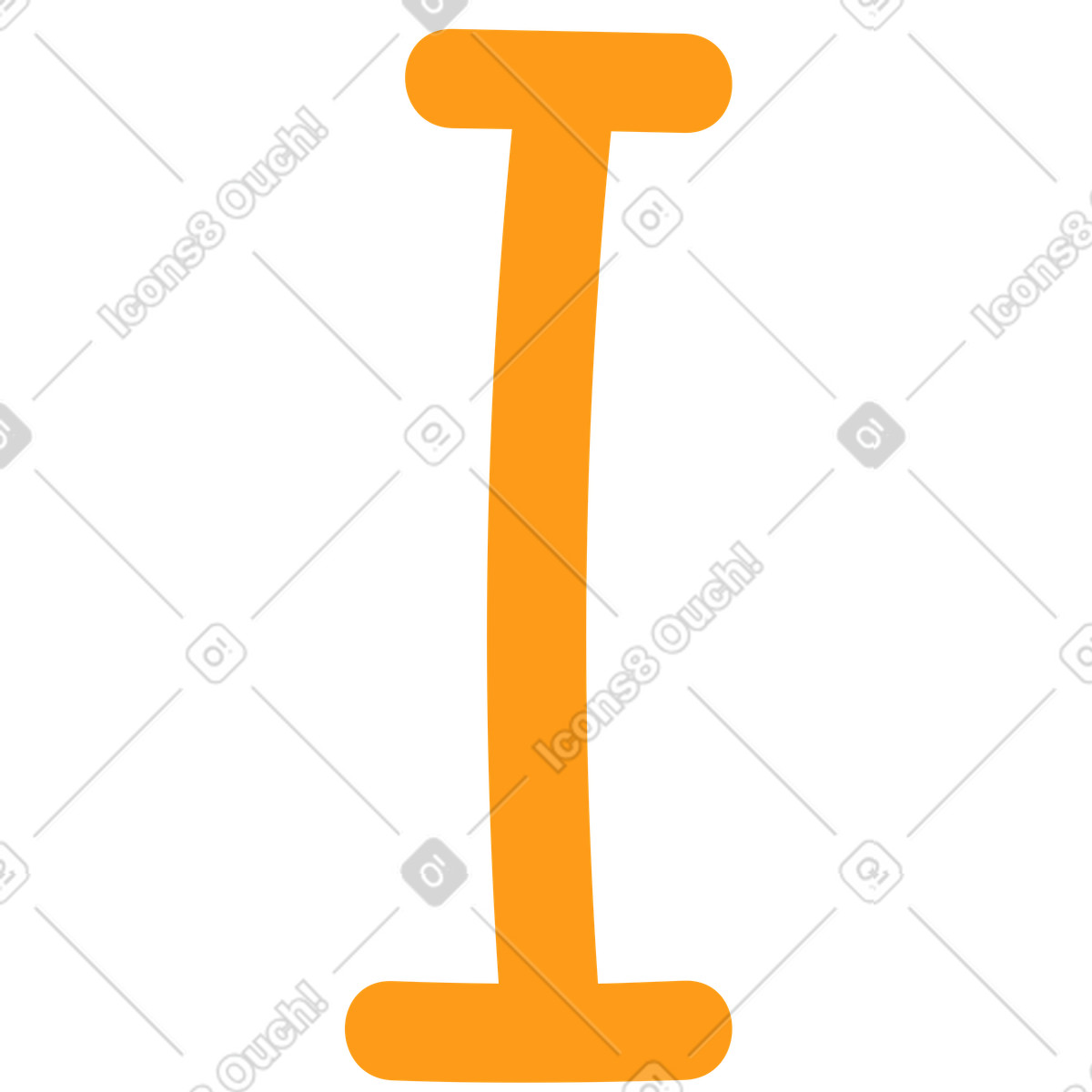 Ilustração de Eu amarelo em no estilo Kingdom para baixar em PNG, SVG