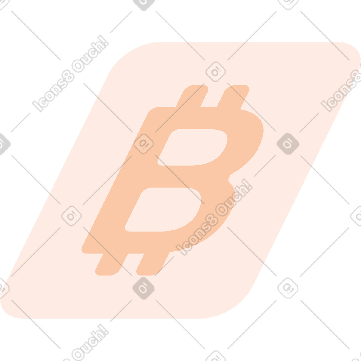 Ilustración Icono de bitcoin en estilo Coworking a descargar en PNG y SVG