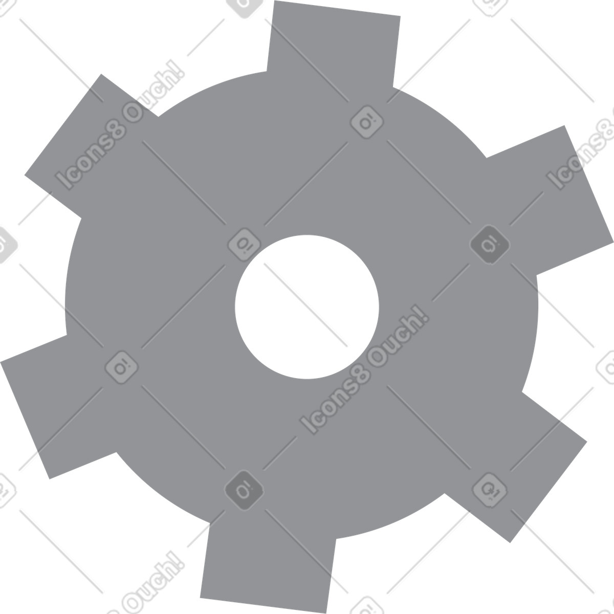 Illustration Engrenages dans le style Burgundy à télécharger aux formats PNG, SVG