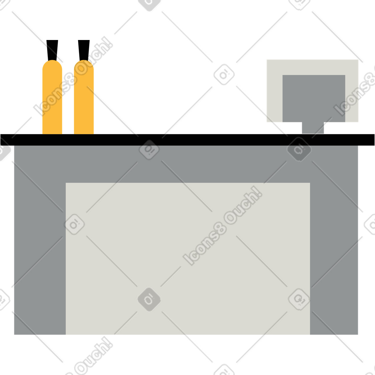 Ilustración Barra de bar en estilo Burgundy a descargar en PNG y SVG