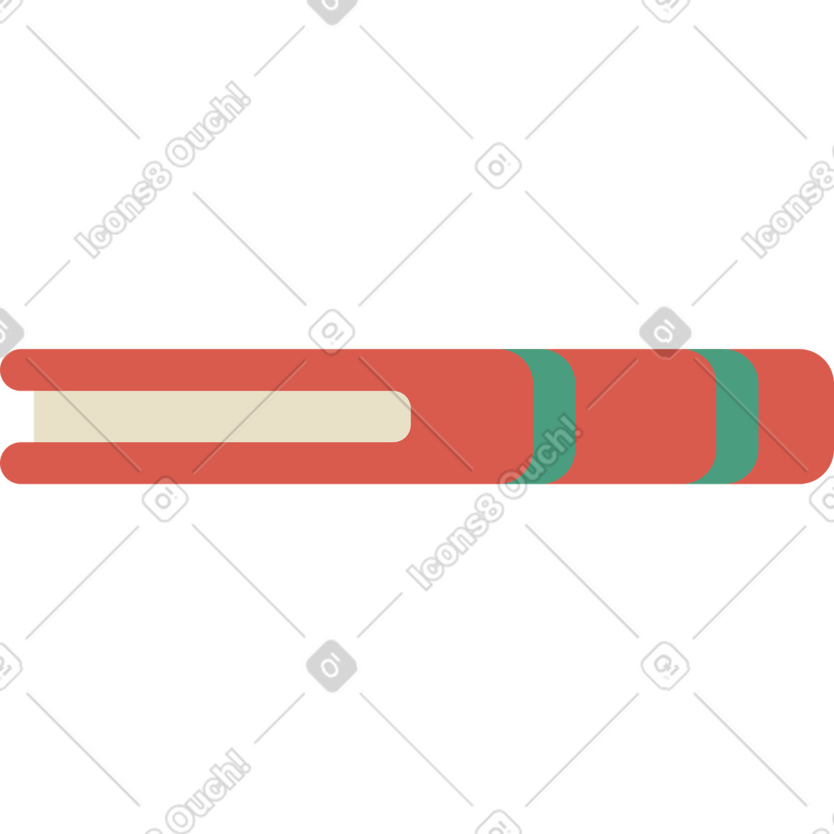 Иллюстрация Книга в стиле Macaroni — скачать в форматах PNG, SVG