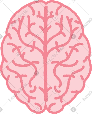 Brain clipart image in PNG, SVG, GIF formats