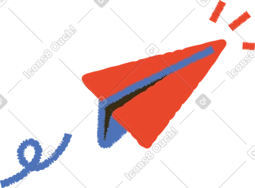 Paper airplane PNG, SVG