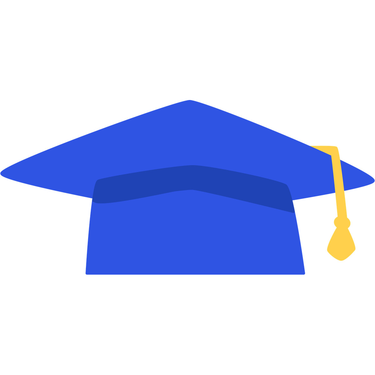 Cappello di laurea illustrazione in stile Bouncy scarica in PNG, SVG