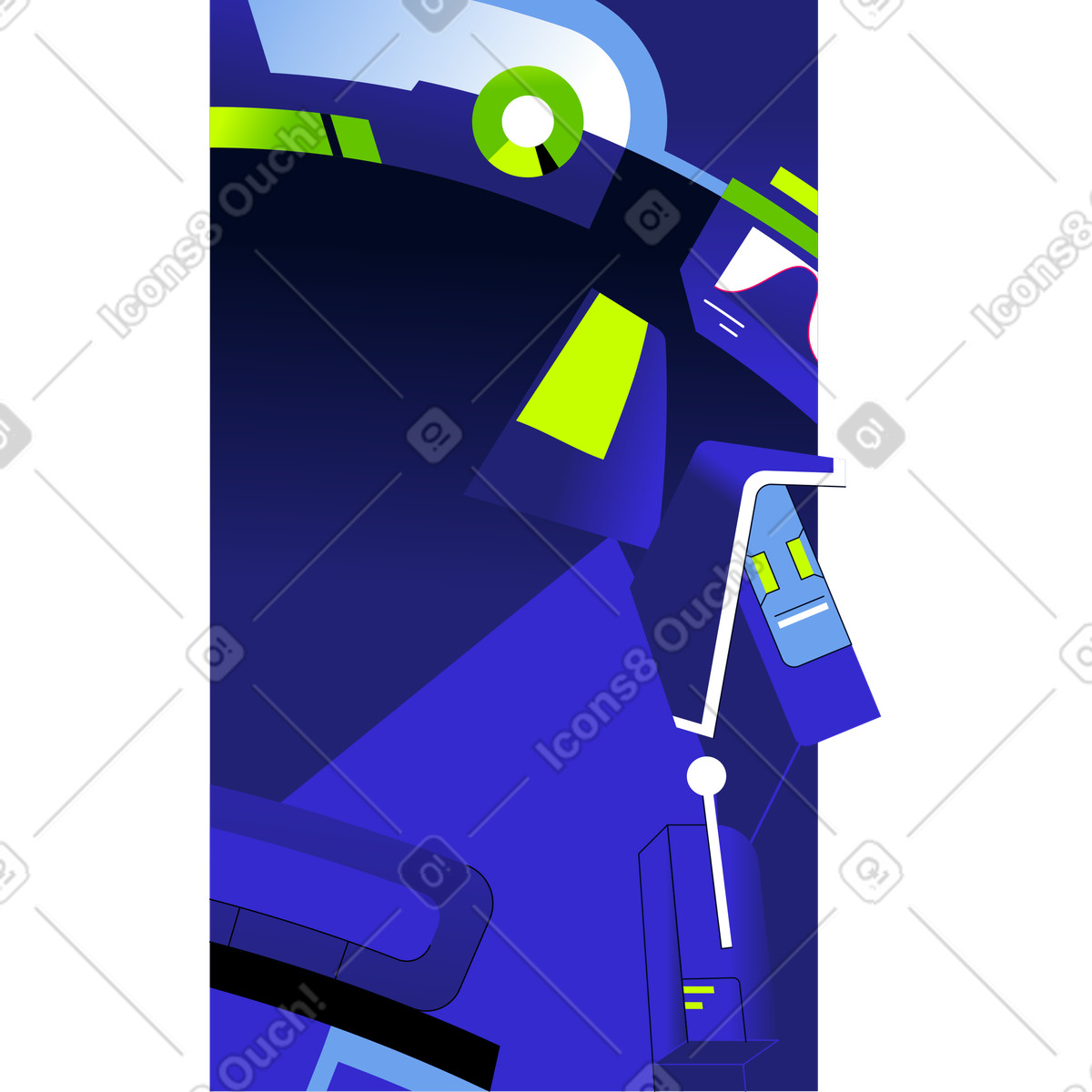 Ilustração de Cidade fundo em no estilo Space para baixar em PNG, SVG